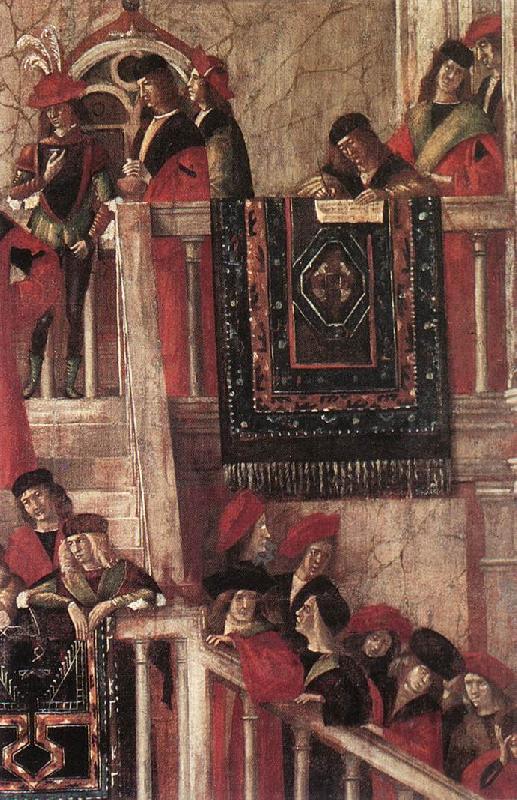 CARPACCIO, Vittore Meeting of the Betrothed Couple (detail) dfg oil painting image